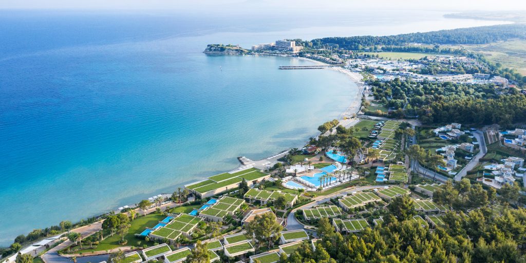 Sani Resort Aerial View - Kassandra Halkidiki - My Greek Holidays