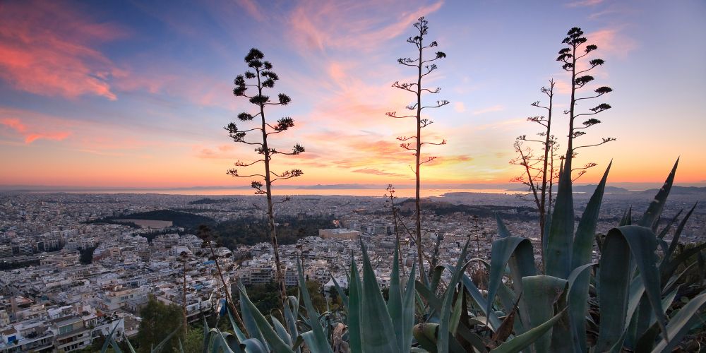 Lycabettus Hill Sunset Athens - My Greek Holidays