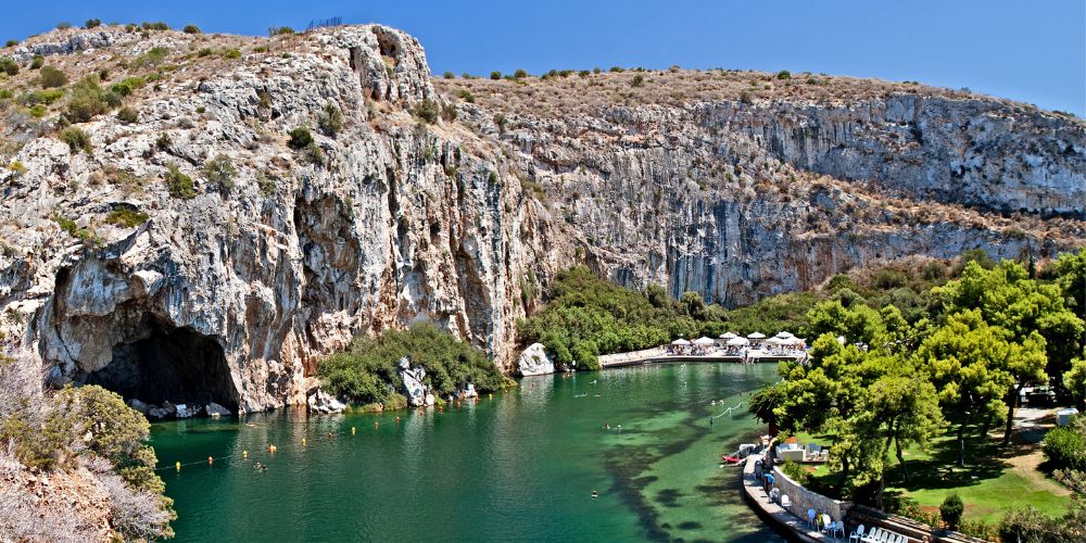 Vouliagmeni Lake Athens Riviera - My Greek Holidays