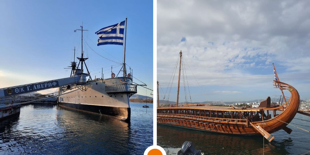 Battleship Averof and Triera Olympia | My Greek Holidays