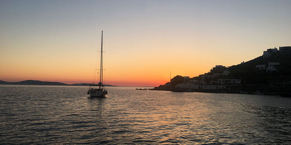 Sunset South Coast Cruise - Mykonos Greece - My Greek Holidays