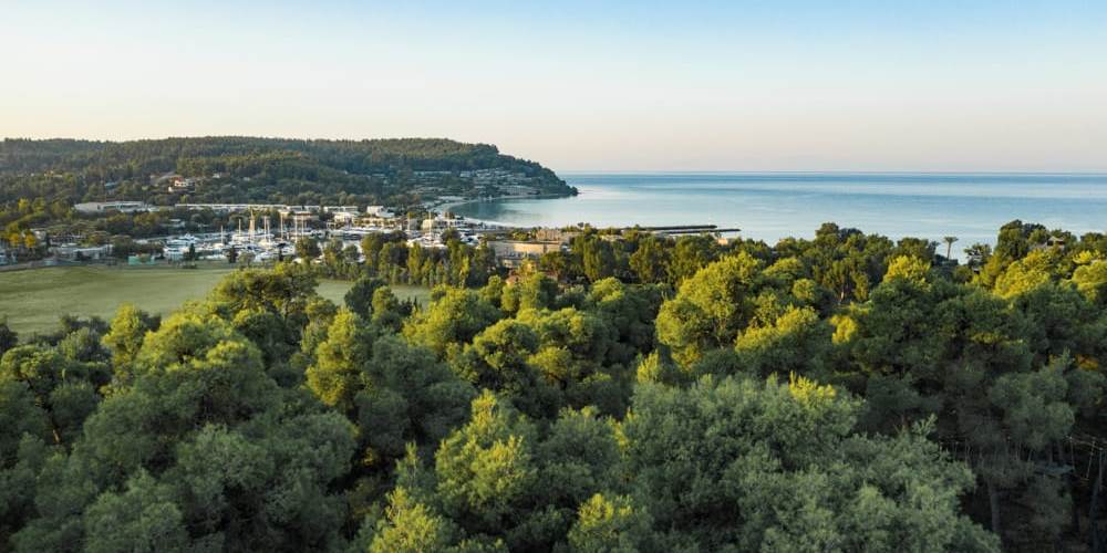 Aerial View of Sani Resort - Kassandra Halkidiki - My Greek Holidays